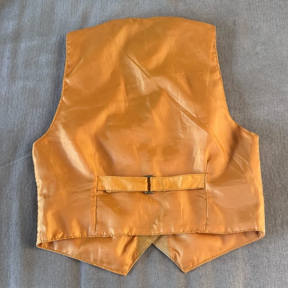 Vintage Don’t Stop Classics Yellow Suede Vest